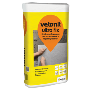 Клей Vetonit Ultra Fix эластичный высокодеформативный 25 кг